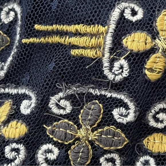 Free People NEW Joyride Sheer Embroidered Lace Top - Picture 8 of 15